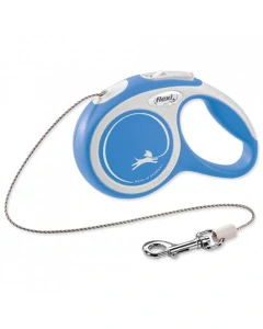 Vodítko Flexi New Comfort lanko M 8 m modré (do 20 kg)