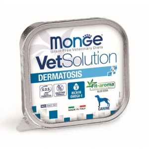 MONGE VetSolution Dog Dermatosis 150g paštéta pre psov na podporu funkcie pokožky pri dermatóze