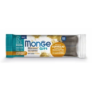 MONGE GIFT Meat bars Immunity support 40g/2ks mäsové tyčinky pre dospelé psy s králikom, Nukleotidmi a Betaglukánmi