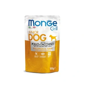 MONGE Grill Junior 100g kapsička kuracie s morkou pre šteňatá