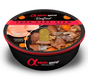 Alpha Spirit Dog Realfood - Guláš z bravčových uší 280g