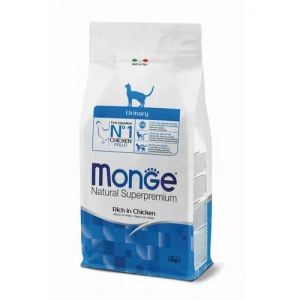 MONGE Natural Superpremium Urinary 1,5kg suché krmivo pre dospelé mačky pre zdravé močové cesty