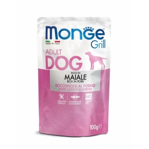 MONGE Grill Adult Dog 100g kapsička s bravčovým mäsom pre dospelé psy