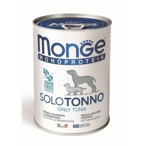 MONGE Monoprotein Adult Tuna 400g paštéta čisto tuniak pre dospelé psy
