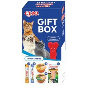 Pamlsok Inaba Churu Ciao Cat Vianočný Gift Box 13 x + lžíca 305 g