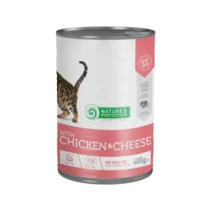 Natures P KONZERVA cat adult kuracie mäso & cheese 400 g