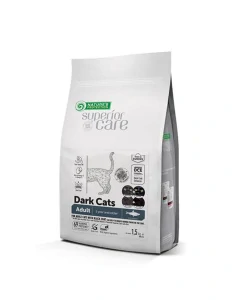 Natures P Superior care dark cat GF adult herring all breed 1,5 kg