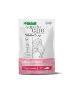 Natures P Superior care white dog adult all breeds tona vrecko 24 x 70 g