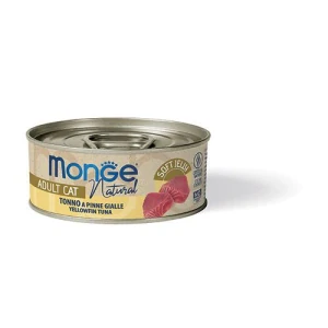 MONGE NATURAL Jelly 80g tuniak v želé pre dospelé mačky