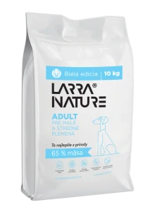 Larra Nature Adult pre malé a stredné plemená – Biela Edícia 10 kg
