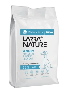 Larra Nature Adult pre veľké a obrie plemená – Biela Edícia 10 kg