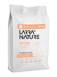 Larra Nature Active pre všetky plemená – Biela Edícia 10 kg