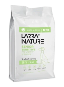 Larra Nature Senior & Senzitive pre všetky plemená – Biela Edícia 10 kg