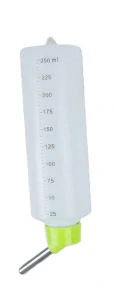 DUVO+ Plastová napájačka pre drobné hlodavce M 250ml rôzne farby