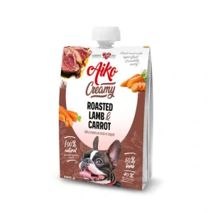 AIKO CREAMY Roasted Lamb & Carrot 100g mäsový krém pečené jahňacie mäso a mrkva pre psov