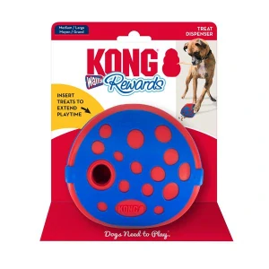 Hračka Kong Dog Rewards WALLY plniaca, červená/modrá, guma termoplastická, M/L