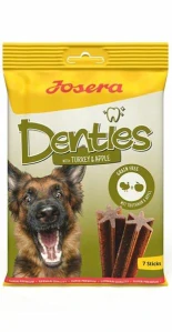 Josera pamlsok Dog Denties with Turkey&Apple 180 g