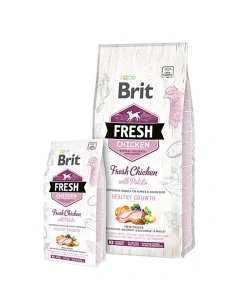 BRIT Fresh Puppy Heatlhy Grow kurča s bramborom 2,5 kg