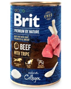 Brit Premium by Prírodný pes Beef with Tripes 6 x 400 g konzerva