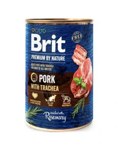 Brit Premium by Nature dog Pork s Tracheou 6 x 400 g konzerva