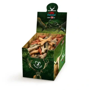 COBBYS PET AIKO Dental DEAR DEER jelení roh L 17cm/135g dentálna pochúťka pre psov s kolagénom