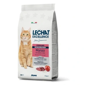 MONGE LECHAT EXCELLENCE Sterilised Monoprotein Beef 1,5kg superprémiové krmivo pre mačky