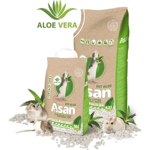 Podestelka ASAN hlodavca Pet Aloe 10 L (2 kg)