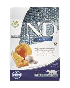 Farmina N&D cat OCEAN PUMPKIN (GF) adult, herring & orange 0,3 kg