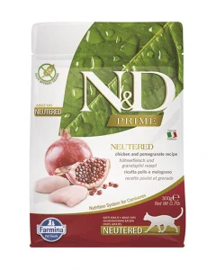 Farmina N&D cat PRIME (GF) adult, neutered, chicken & pomegranate 0,3 kg
