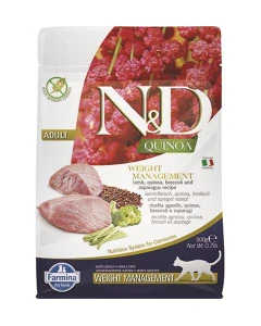 Farmina N&D cat QUINOA (GF) adult, weight managment, lamb 0,3 kg