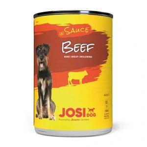 JosiDog konzerva Dog Beef in saucia 415 g