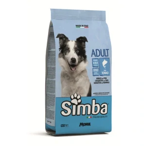 MONGE SIMBA Dog Tuna 20kg kompletné suché krmivo pre dospelých psov s tuniakom