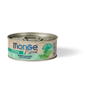 MONGE NATURAL Jelly KITTEN 80g tuniak s aloe vera v želé pre mačiatka