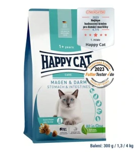 Happy cat Care Magen & Darm / Žalúdok & črevá 4 kg