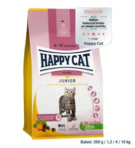 Happy cat Young Junior Land Geflügel / Hydina 10 kg