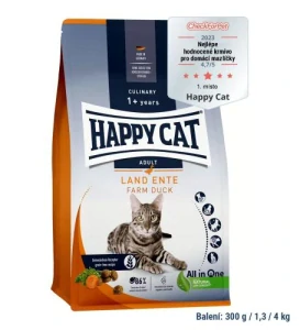 Happy cat Culinary Adult Land-Ente / Kačica 4 kg