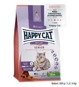 Happy cat Senior Atlantik-Lachs / Losos 4 kg