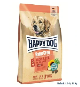 HAPPY DOG NATURCROQ LACHS&RICE 11KG
