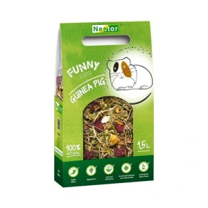 NESTOR FUNNY PREMIUM PLUS Guinea Pigs 1500ml/500g prémiové krmivo pre morčatá