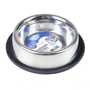 DUVO+ Nerezová miska pre psov s protišmykovou gumou XS 240ml 16cm