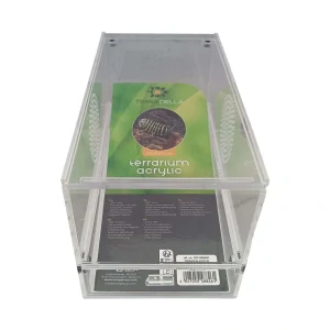 TERRA DELLA Akrylové terárium pre bezstavovce 10x10x20cm priehľadné
