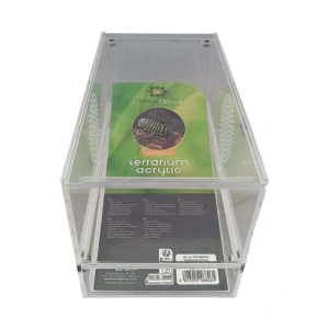 TERRA DELLA Akrylové terárium pre bezstavovce 20x10x10cm priehľadnéce 20x10x10cm priehľadné