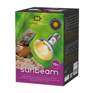 TERRA DELLA SunBeam Výhrevná lampa s UVA a UVB do terária 75W 8x8x12cm