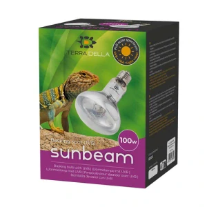 TERRA DELLA SunBeam Výhrevná lampa s UVA a UVB do terária 100W 9,5x9,5x14cm