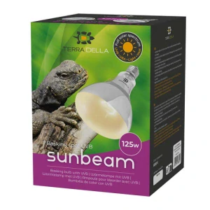 TERRA DELLA SunBeam Výhrevná lampa s UVA a UVB do terária 125W 12,5x12,5x16cm