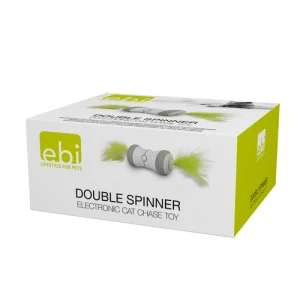 EBI Elektronická hračka pre mačky Double spinner 13x6x6cm