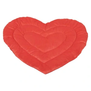 COOCKOO Be Mine Mäkké plyšové ležadlo pre mačky 50x45x2cm v tvare srdca