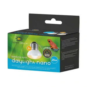TERRA DELLA Heat lamp daylight nano 25W denná nano výhrevná žiarovka 2ks