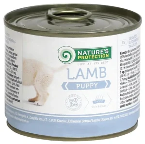 Natures P KONZERVA dog puppy lamb 200 g