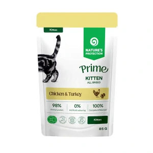 Natures P Prime KAPSIČKA cat kitten GF chicken&Turkey 85 g